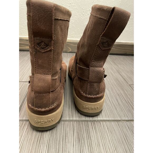 Sperry Maritime Step In Pull On Womens Brown Casual Boots STS86684 Size 7 - Picture 5 of 16